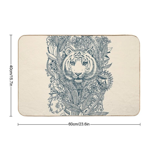 Tiger Tangle  Stain-Proof Bath Mat