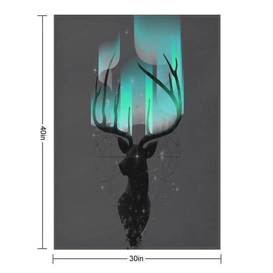 Northern Lights Eco-conscious Throw Blanket