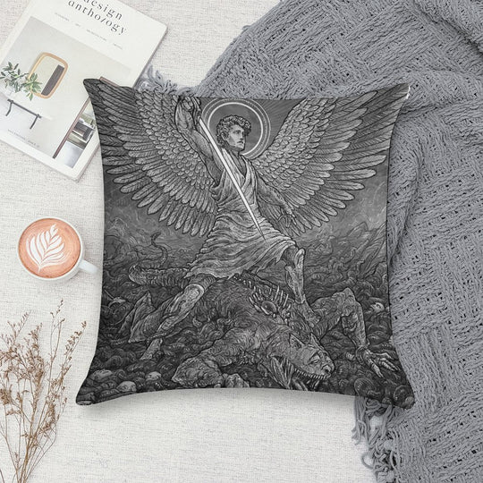 The Forgiveness of Jon Soft Short Plush Fabric Throw Pillow