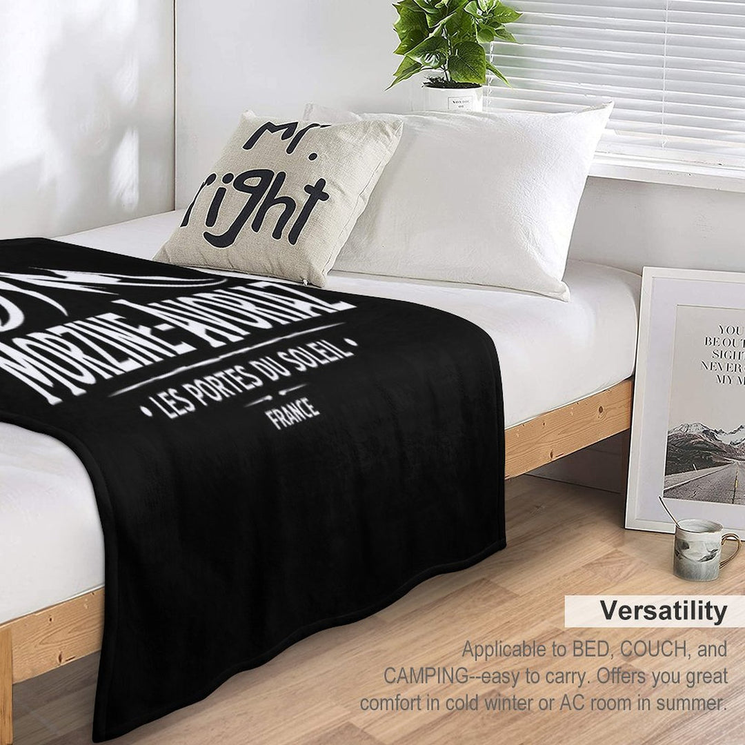 Morzine-Avoriaz - Les Portes Du Soleil - France Plush Throw Blanket