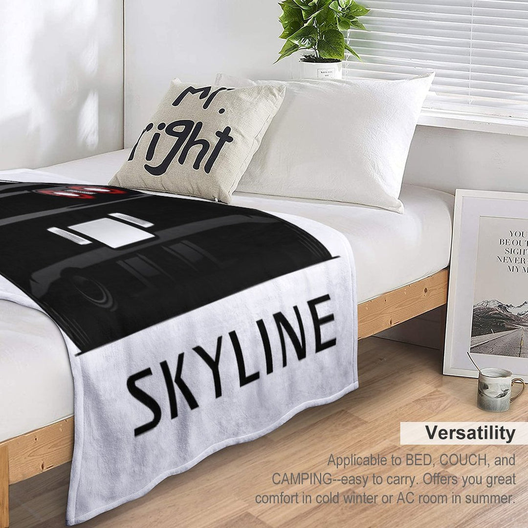 Nissan Skyline GT-R R32 Versatility Throw Blanket