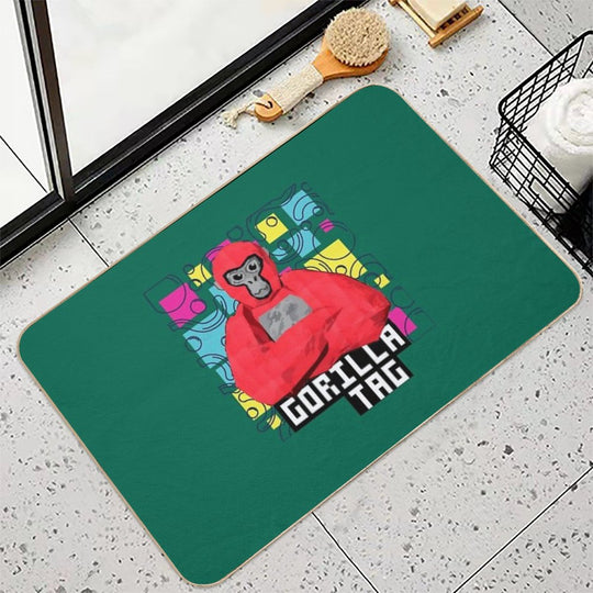 Gorilla Tag Cools Red 4  Fade-Resistant Bath Mat