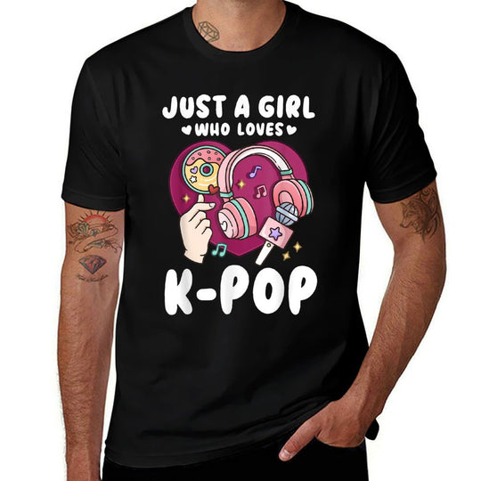 K-Pop Just A Girl Who Loves K-Pop  Breathable T-Shirt