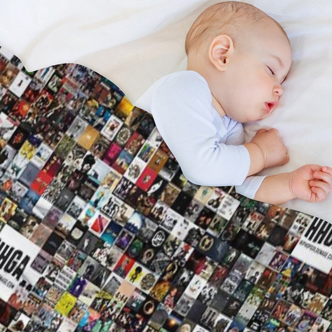 BEST HIP HOP ALBUMS 1980 - 2019 Travel-friendly Throw Blanket