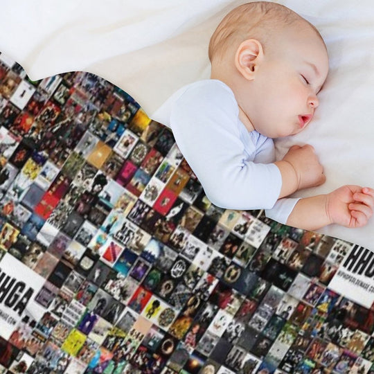 BEST HIP HOP ALBUMS 1980 - 2019 Travel-friendly Throw Blanket