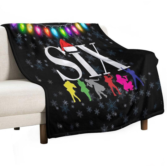 Six The Musical Christmas Compact Throw Blanket