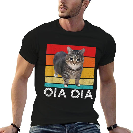 Oia Cat Meme I Wake Up Engage in Tomfoolery Oiia Cat Spinnin for Men Women Girls Kids  Odor-resistant T-Shirt