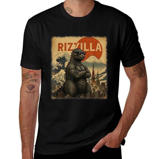 Rizzilla - Rizz Meme  Wrinkle-resistant T-Shirt