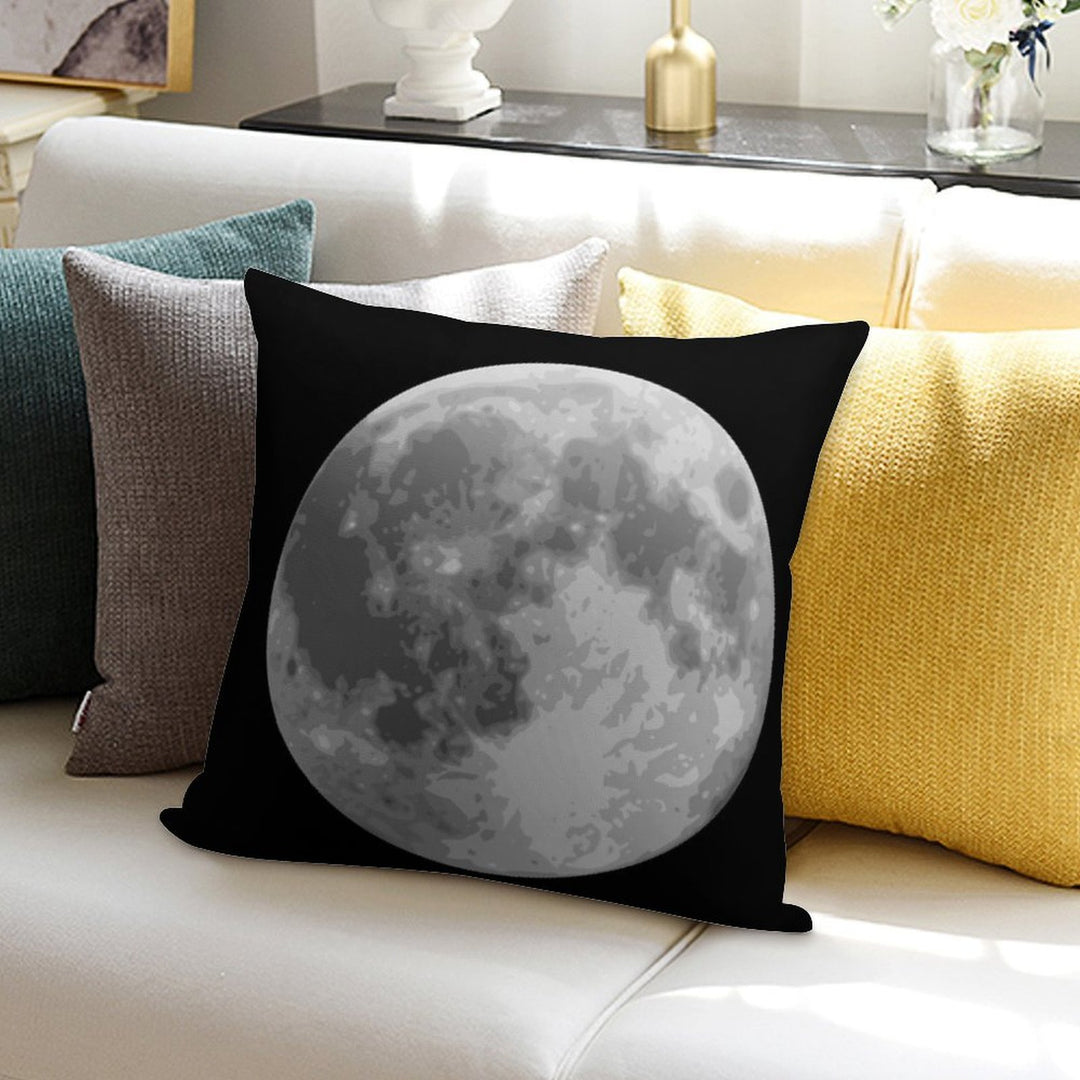 Full Moon Soft Ultra-Soft Texture Throw Pillow