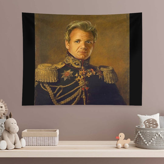 Gordon Ramsay - Replaceface Tapestry