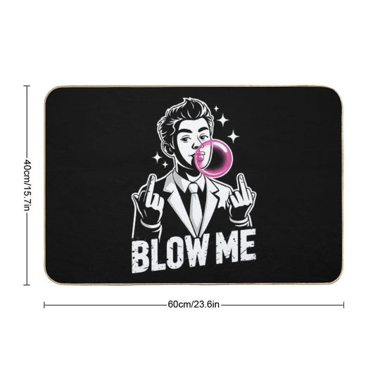 Blow Me Trump Pink Bubble Gum Donald Trump  Versatile Bath Mat