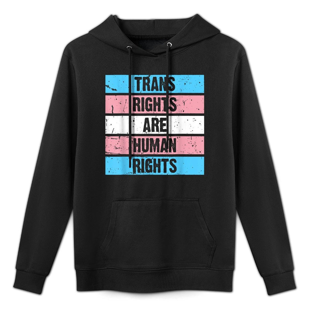 Trans Rights Are Human Rights LGBT Gay Pride Month Versatile Streetwear Hoodie