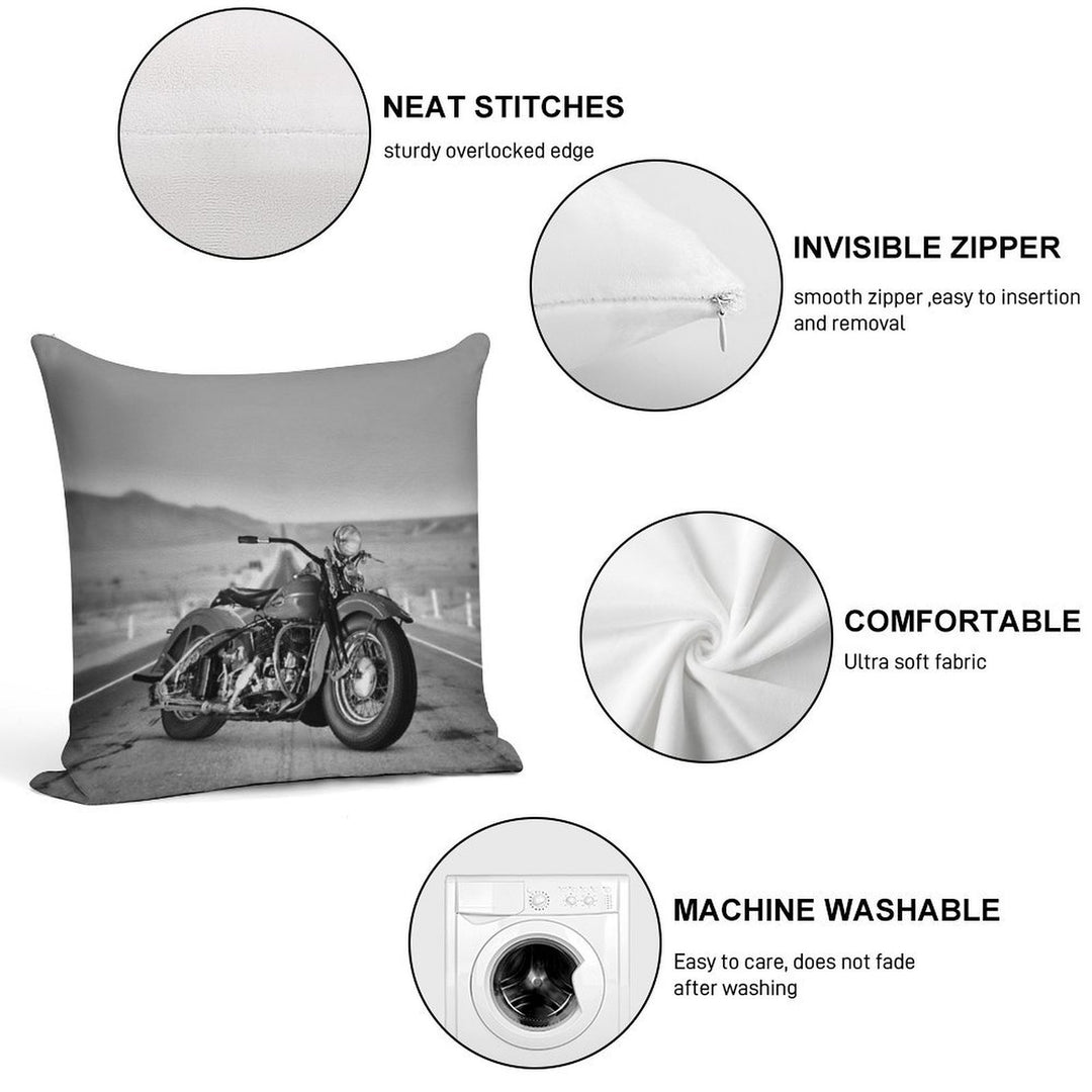 Desert Road Hog Soft Warmth Comfort Throw Pillow