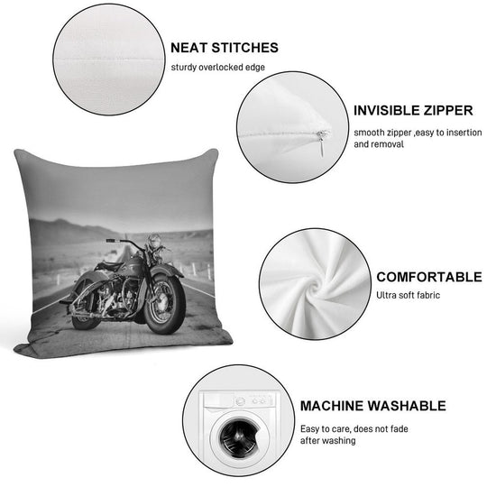 Desert Road Hog Soft Warmth Comfort Throw Pillow