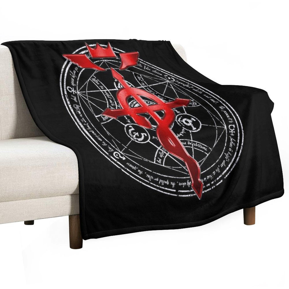 Fullmetal Alchemist Transmutation Symbol Travel-friendly Throw Blanket