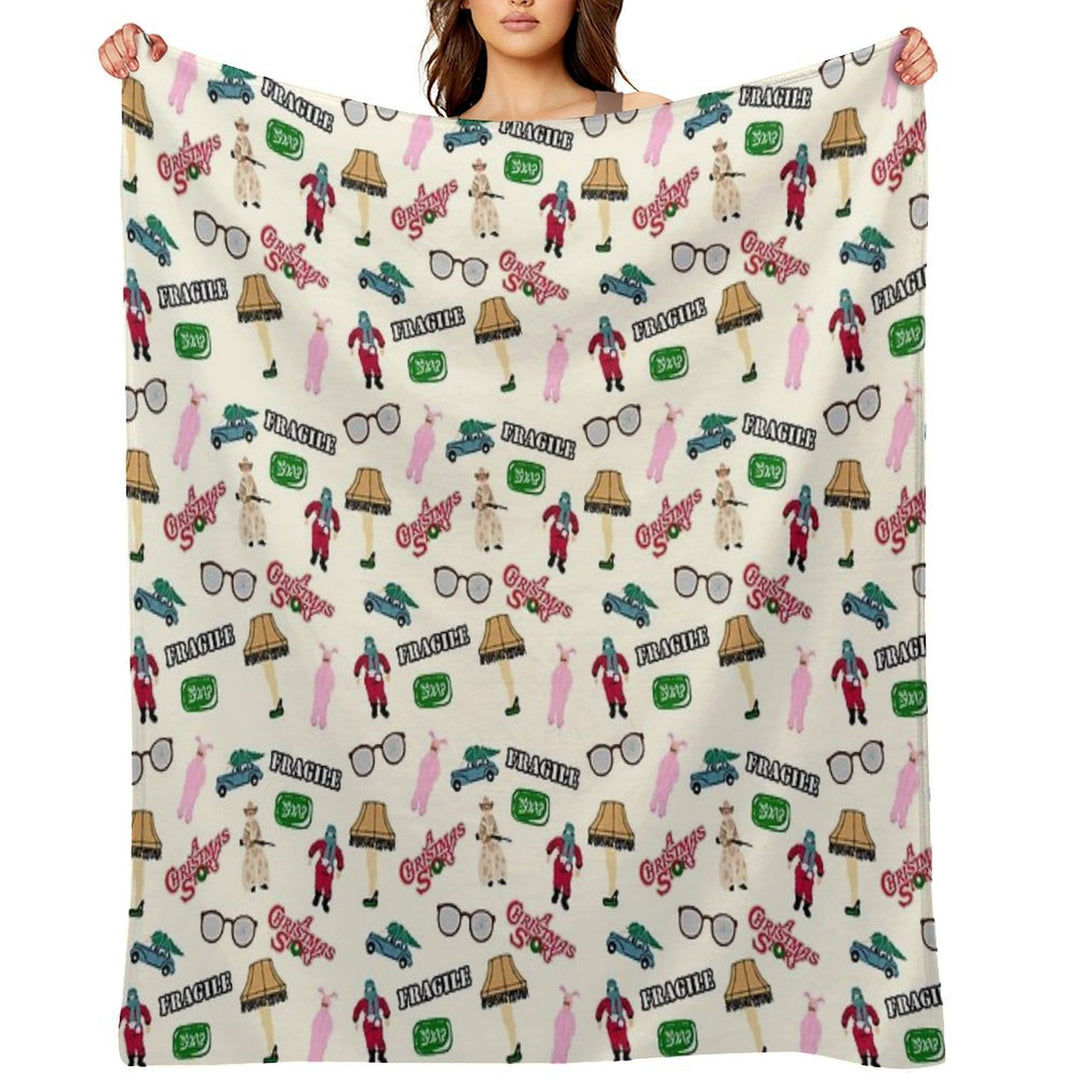 A Christmas Story Anti-pilling Throw Blanket