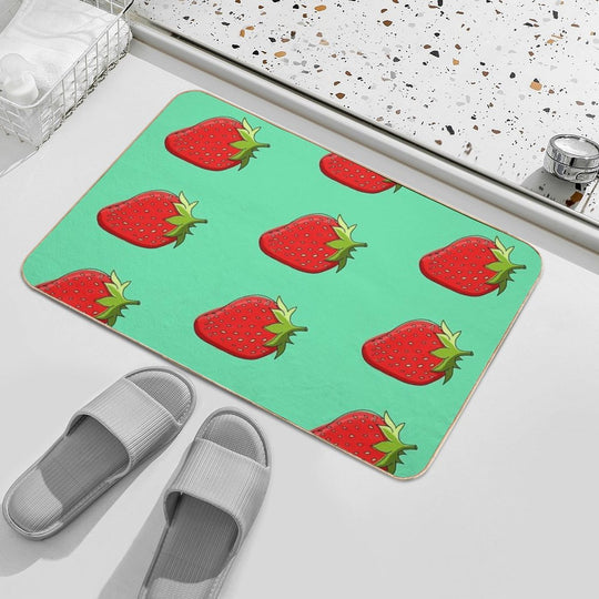 Strawberry  Versatile Bath Mat