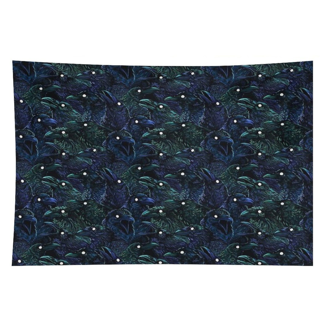 Raven Pattern Tapestry