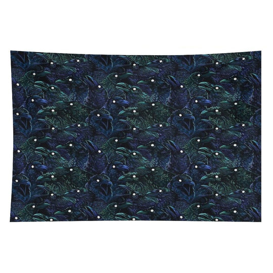 Raven Pattern Tapestry