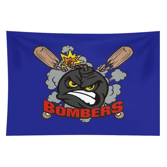 Bombers Baseball Logo Tapestry