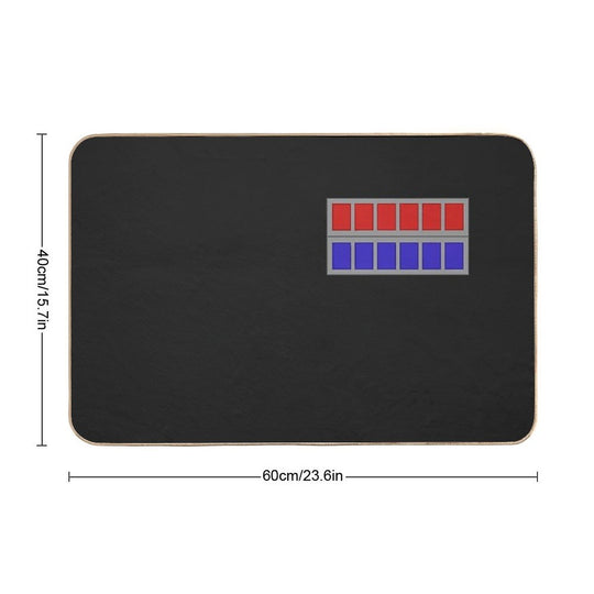 Imperial Officer Rank - Admiral Durable Bath Mat