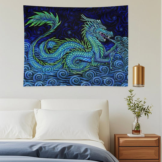Chinese Azure Dragon Tapestry