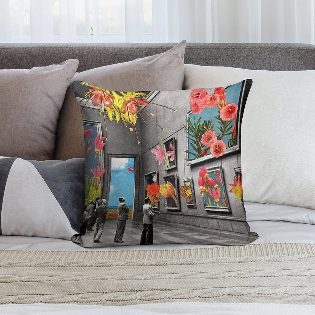 Natural History Museum Soft Shrink-Resistant Throw Pillow