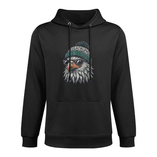 Vintage Eagle with Sunglasses Men Women Kids Cool Moisture-Wicking Hoodie