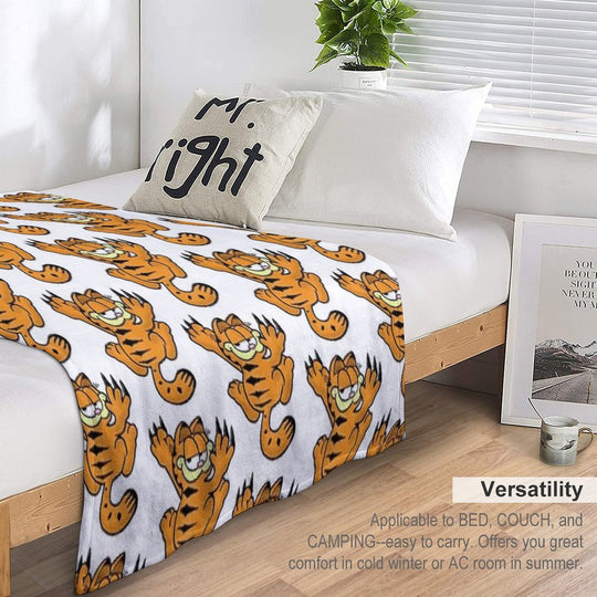 Cute Garfield Gift-ready Throw Blanket