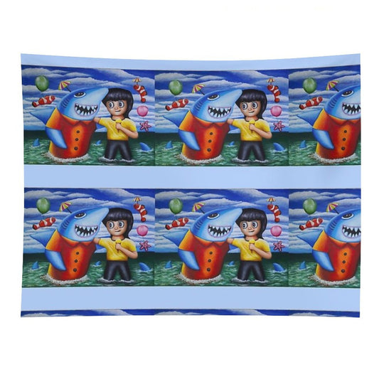 Go to The Sea with My Friends 02 Tapestry