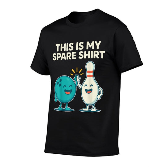 Cool Bowling Men Dad Bowler Fun Crazy Best Funny Bowling  Easy-care T-Shirt