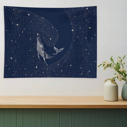 Starry Whale Tapestry