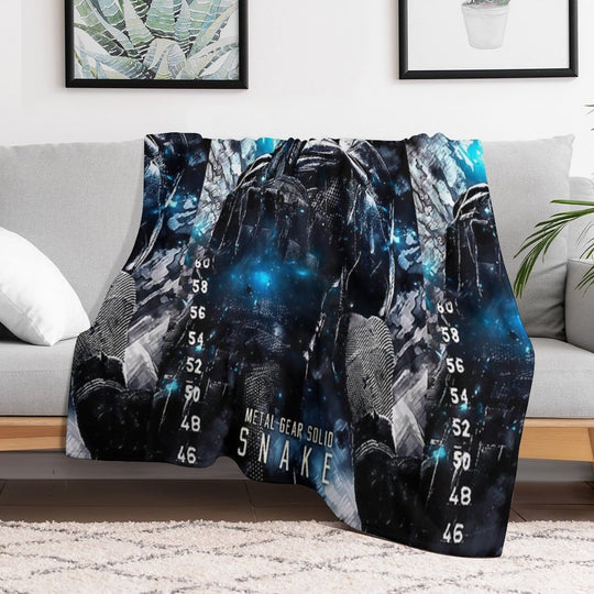 Metal Gear Solid Snake Wrinkle-free Throw Blanket
