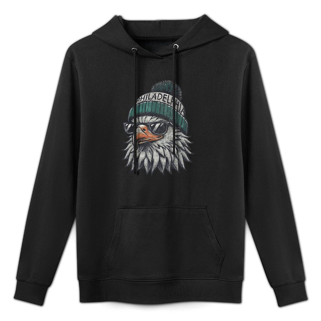 Vintage Eagle with Sunglasses Men Women Kids Cool Moisture-Wicking Hoodie