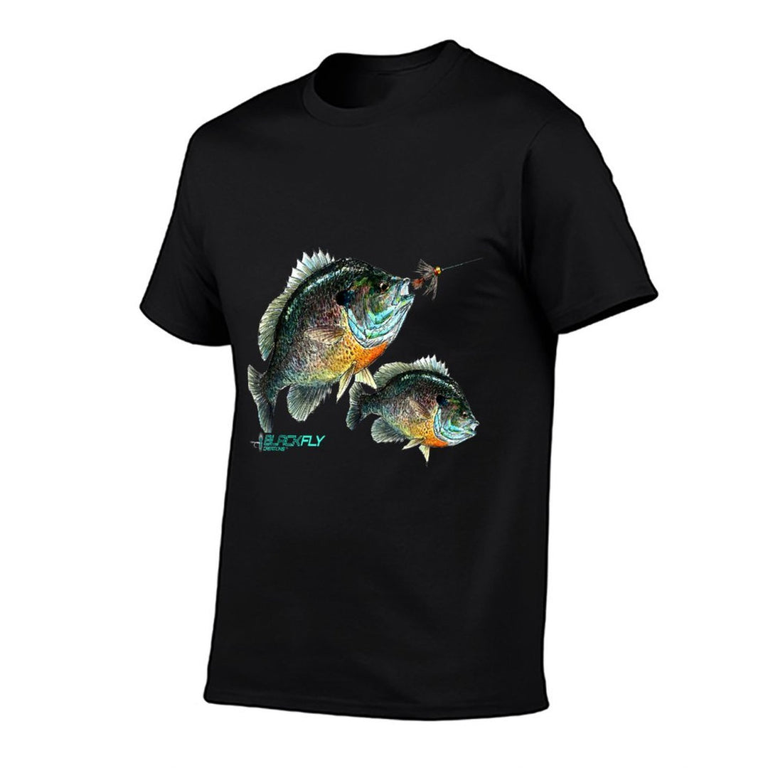 Black Fly Bluegill Fishings Panfish Jigs  Soft T-Shirt