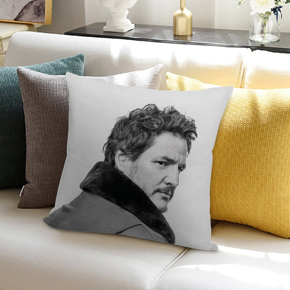 Pedro Pascal Soft Multiple Sizes Throw Pillow