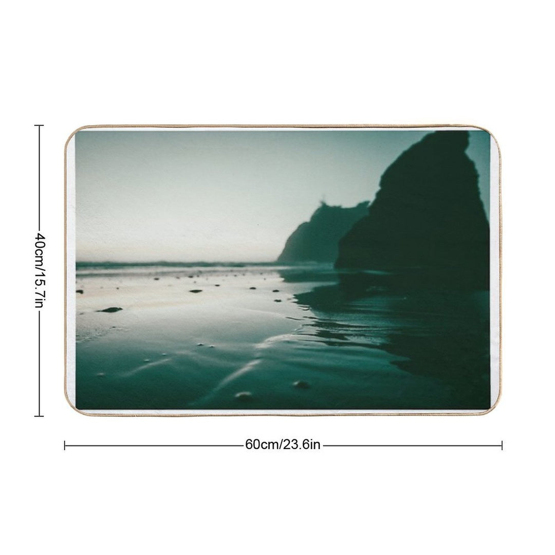 Ruby Beach at Sunset – Olympic National Park, Washington Coast  Odorless Bath Mat
