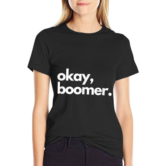 Okay, Boomer Millennial Meme  Polyester Blend T-Shirt