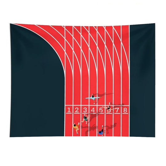 Finish Line Sprint Tapestry