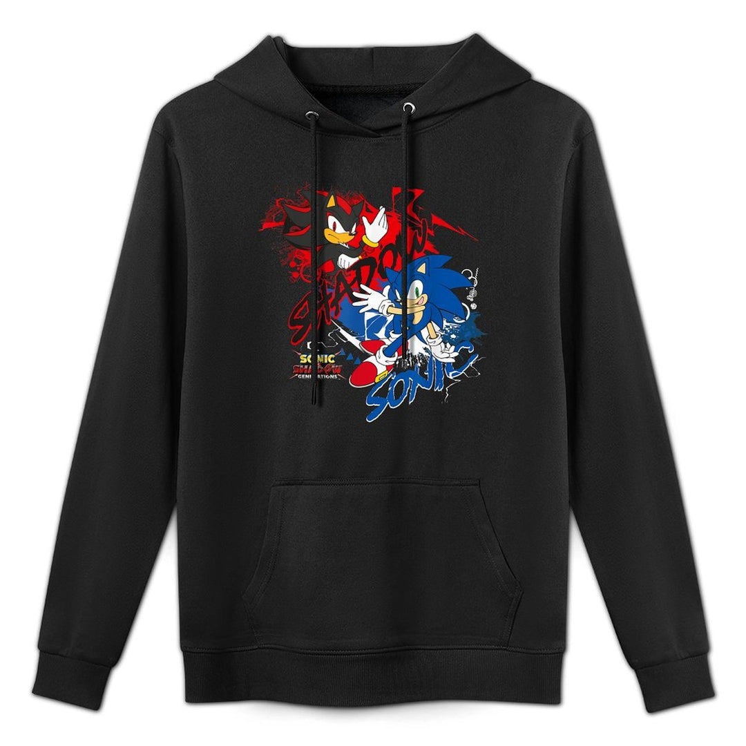 Sonic The Hedgehog Sonic X Shadow Generations Shadow & Sonic Colorfast Hoodie