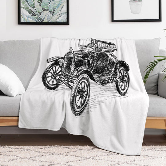 Ford Model T Image Eco-conscious Throw Blanket