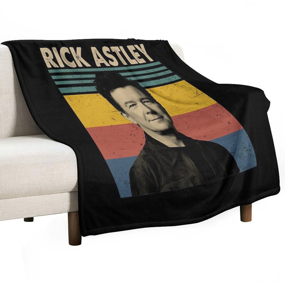 Rick Astley Music Retro Vintage Multi-functional Throw Blanket