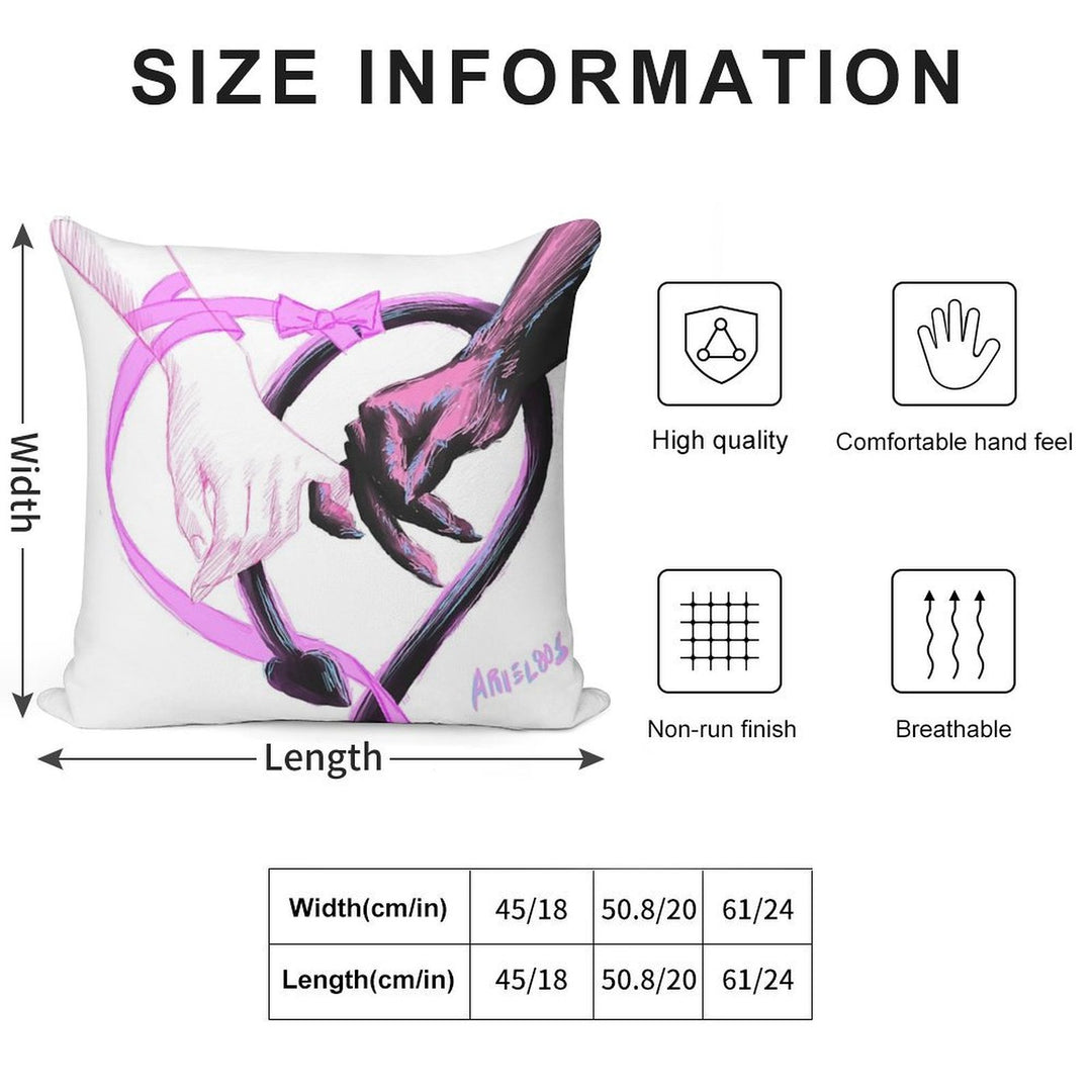 DDLG Love Classic Soft Warmth Comfort Throw Pillow