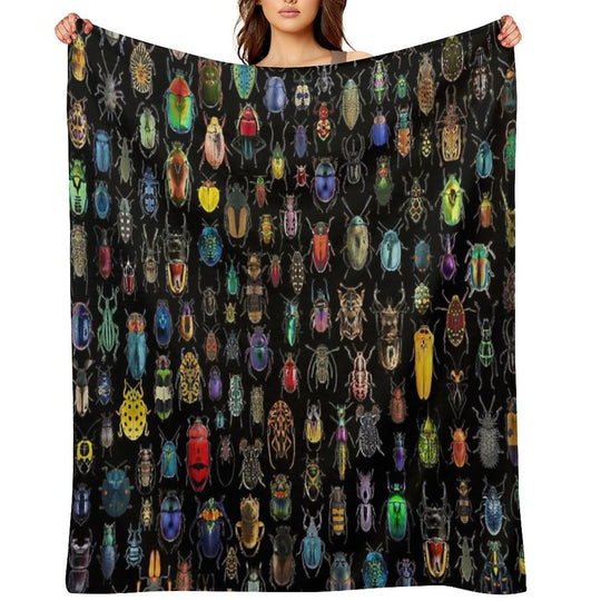 Beetles (Not The Rock Band) Durable Throw Blanket