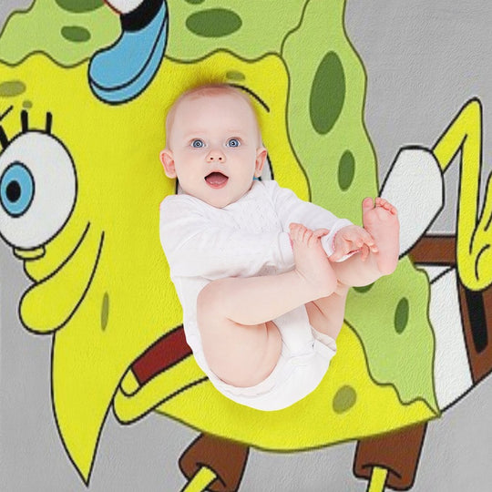 SpOngEbOb MEmE Wrinkle-free Throw Blanket