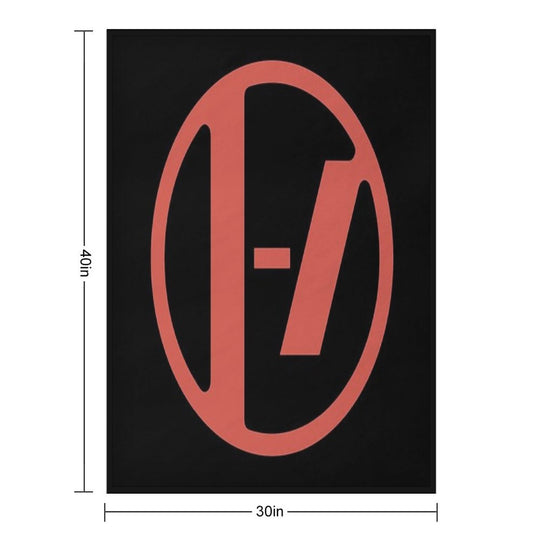 Circle Icon Logo Compact Throw Blanket