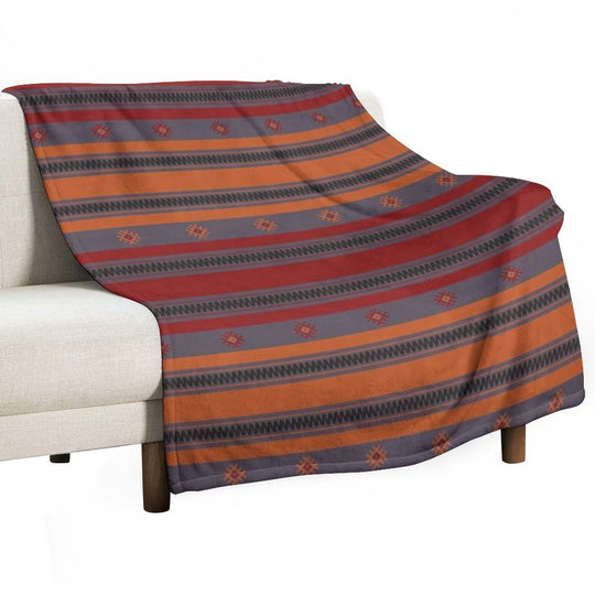 Oriental Kilim Rug 3 Wrinkle-free Throw Blanket