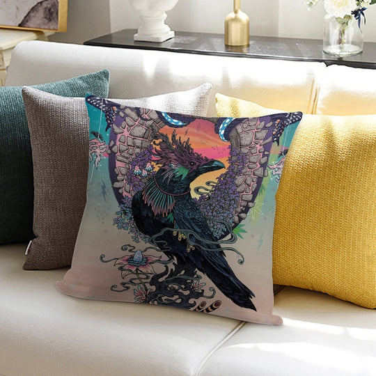 Oracle Soft Hidden Zipper Throw Pillow