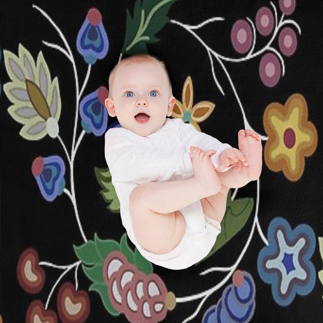 Anishnawbe Machine-washable Throw Blanket