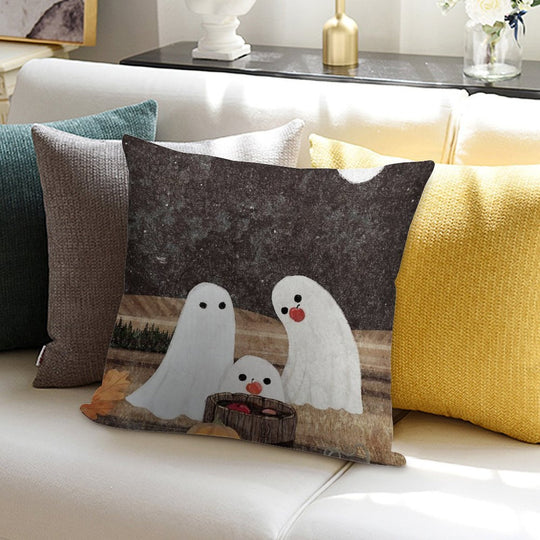 Apple Bobbing Soft Decorative Cover Throw Pillow